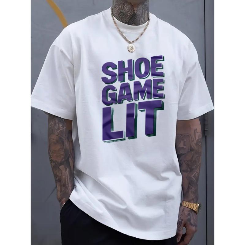 

European sizes Shoe Game Lit T-Shirt 4XL