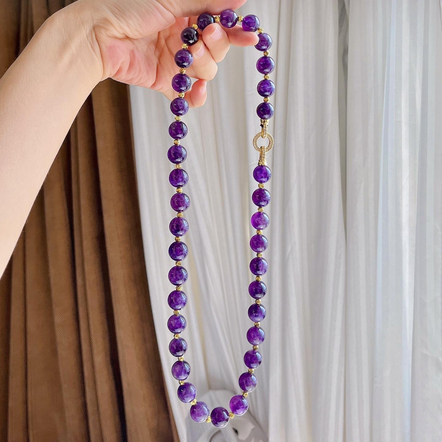 Vintage High Quality Natural Lapis Lazuli Necklace Necklace Sweater Chain