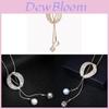 Jewelry Galore Elegant Geometric Alloy Necklace For Women With Zircon Stones