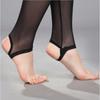 Women's Large High Waist Black Mesh Leggings - Anti-Snag Summer Pantyhose