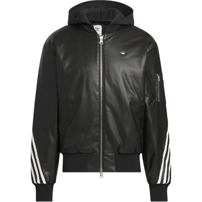 Originals FW24 PU Jacket Series Fashion Logo Faux Leather Sports Jacket Men Jackets Black JL7556