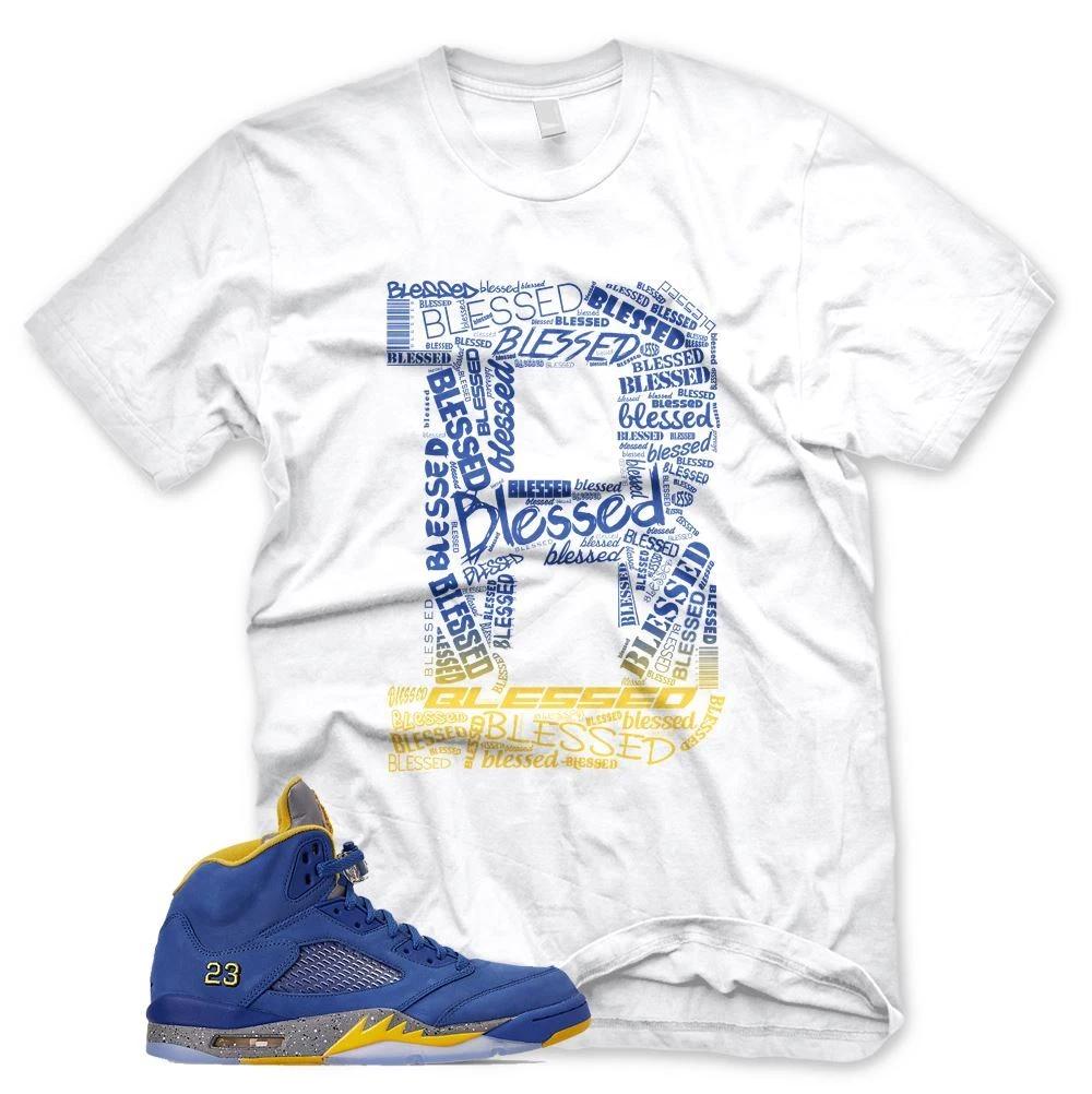 New B BLESSED T Shirt for J1 5 LANEY V JSP ROYAL 3XL