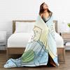 Sumikko Gurashi Cartoon Flannel Throw Blanket Shirokuma Penguin for Bedspread Knitted Blanket Car Lightweight Multifunction