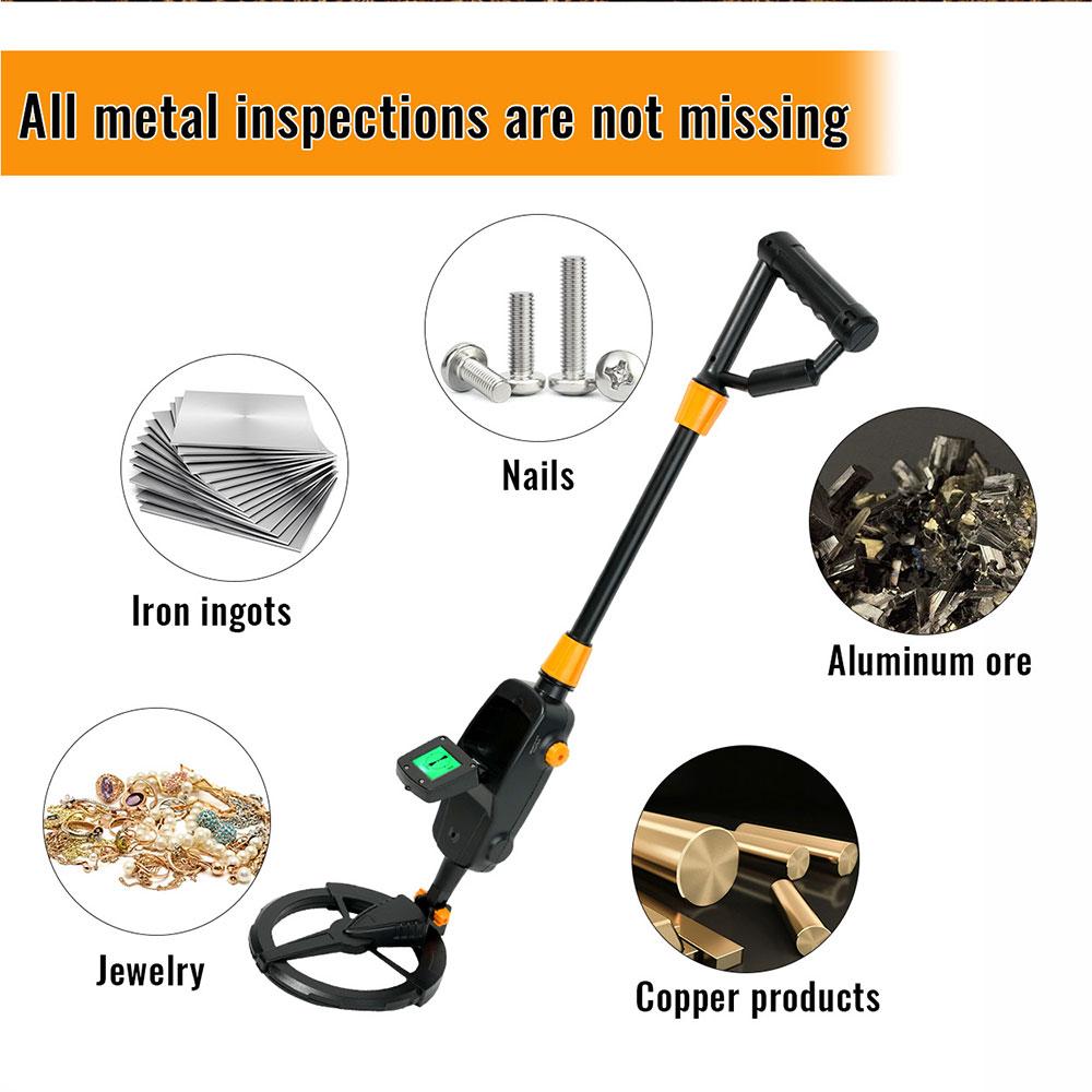 High Sensitivity Metal Detector 1008A Underground Gold Treasure Hunter Coil Depth Detection Waterproof Adjustable LCD Screen