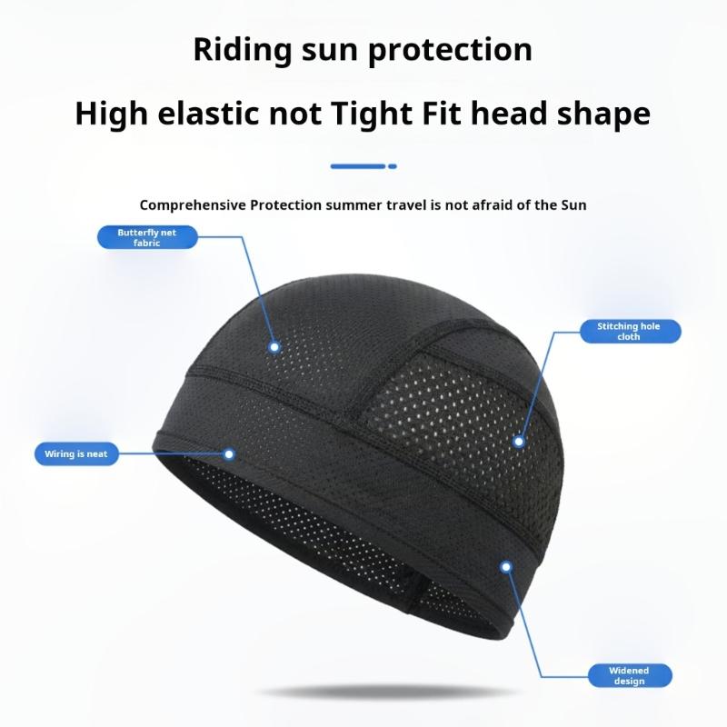Cooling Helmet Liners Moisture Wicking Breathable Stretchy Cap for Sports & Outdoor Activities