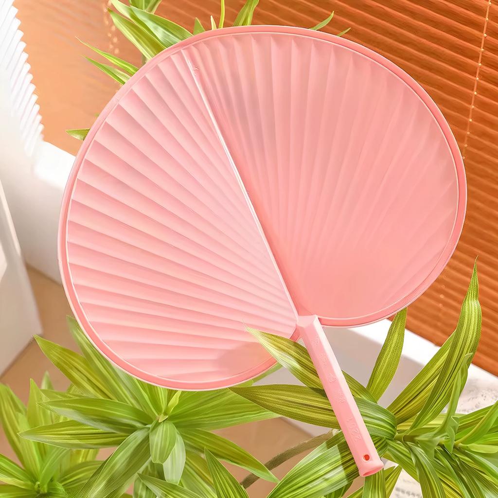 Extra Large Plastic Hand-Cranking Cattail Leaf Fan Thickened Anti-Fall Fan Summer Fan For Home Banana Fan Summer