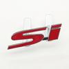 3D Metal Black Red Car Front Grille Emblem SI Logo Badge Side Fender Rear Trunk Sticker For Honda Civic Jazz Styling Accessories air256