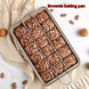 18Grids Brownie Cake Pan With Dividers Carbon Steel Loaf Pan Non-Stick Square Muffin Pan Bakeware Kitchen Dessert Baking Tool