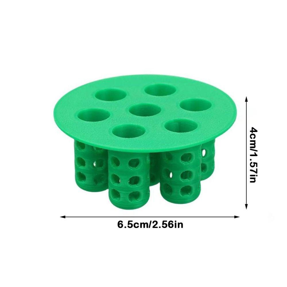 Easy Setup Garden Nursery Pot 7-Hole Plant Growing Tool  for Flowering Plants Compact Green Tray
