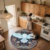 Vintage Pattern Animals,Round Area Rug,Carpet Rug for Living Room Bedroom Sofa Playroom Decor,Non-slip Floor Mat