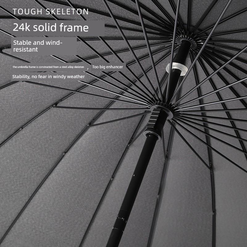 New Model Children's Umbrella for Elementary School Students, Waterproof Cover for Boys, Double Automatic, Large Size, Reinforced, Long