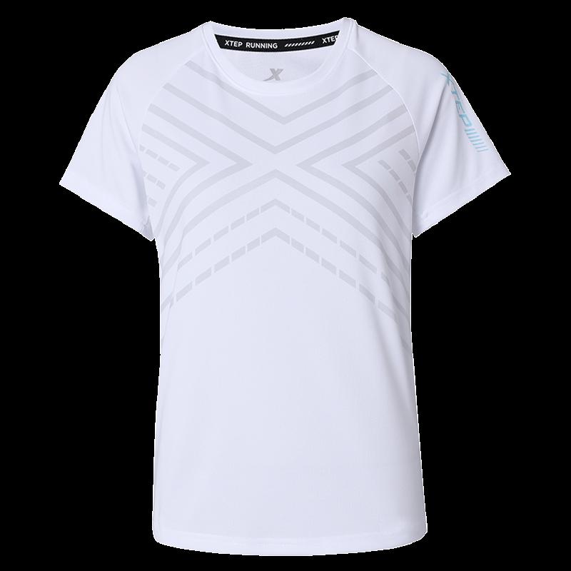 XTEP Women s Round Neck Short Sleeve T-Shirt M