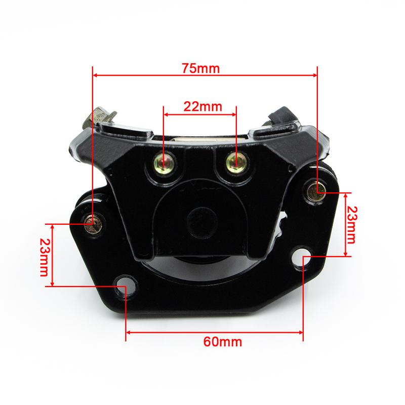 1 Stück Motorrad Vorder- und Hinterradbremssättel mit Bremsbelägen Bremspumpe für Chinesische Halei Citycoco Elektroroller