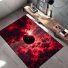 Surreal Skies Black Sphere Carpet Yoga Living Room Room Decor Children's Crawling Mat Doormat Area Rug Games Mat
