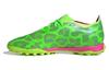 PREDATOR LEAGUE TF Turf Cushioning Abrasion Resistant Breathable Soccer Shoes Unisex Green Purple IF9422
