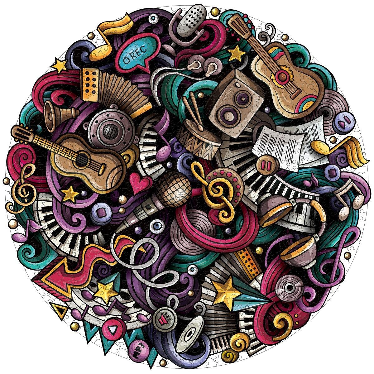 

1000 штук/комплект Барвиста Веселка Земля Місяць Кругла геометрична фотоголоволомка Дорослі Діти DIY Розвиваюча іграшка Пазл Папер