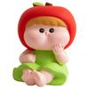 Cartoon Fruit Girl Piggy Bank Children's Birthday Gifts. Creative Cartoon Large Capacity Can Be Stored and Withdrawn Piggy Bank