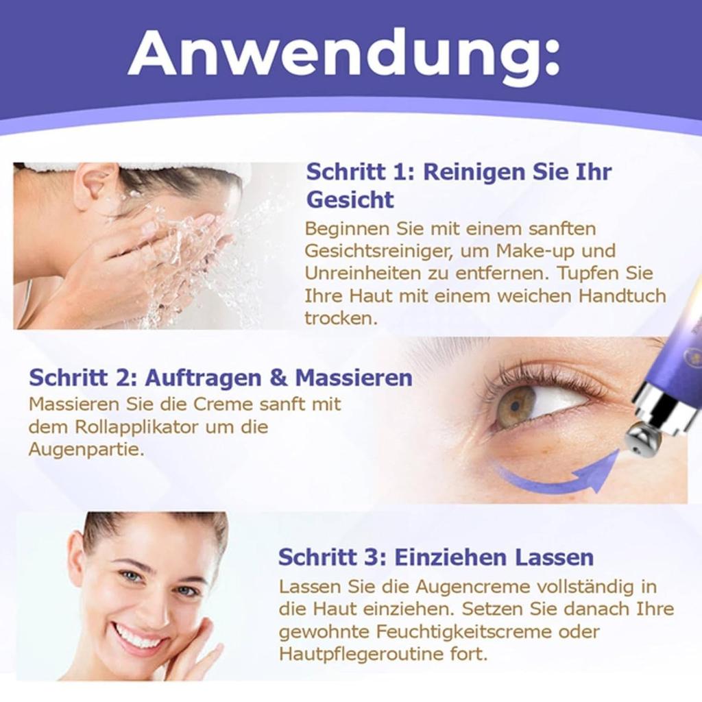 Eye Cream, Bee Awakening Eye Cream, Anti-Aging Eye Cream, Eye Care To Fight Wrinkles, Circles, Bags And Puffiness