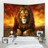 Löwe Tiger Dekoration Wandteppich Mandala Bohemian Hippie Wanddekoration Wandteppich Vorhang hängend Schlafzimmer Wohnzimmer