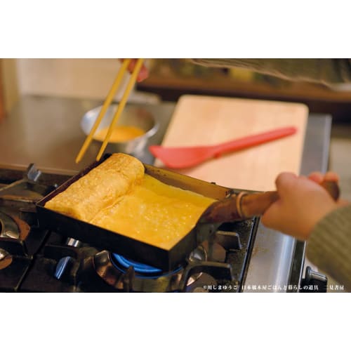 Kiya Copper Omelet Pan, 120 x 160mm, Square, Aji 051, Copper Frying Pan, Thick Omelet, Tamagoyaki (Japanese Rolled Eggs)