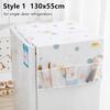 1Pcs Durable Dustproof Refrigerator Dust Cover PVEA 130x55cm 180x60cm Refrigerator Cloth with Storage Bag Washing Machine Towel