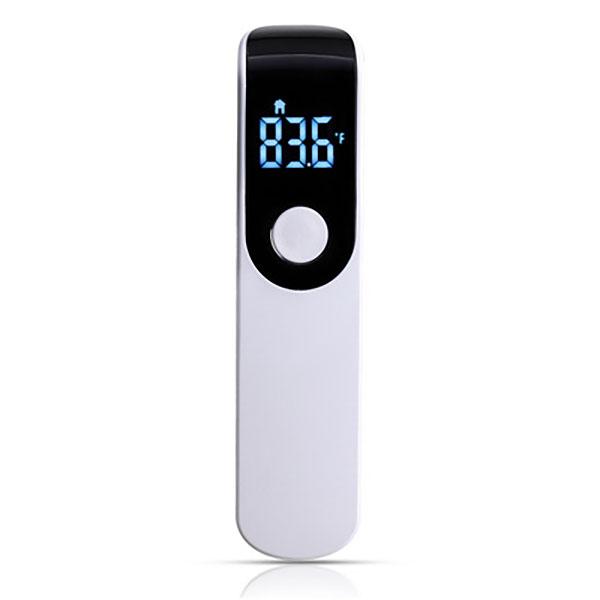 Termometro frontale a infrarossi senza contatto Celsius Fahrenheit Misuratore di temperatura a LED ad alta precisione Assistenza sanitaria