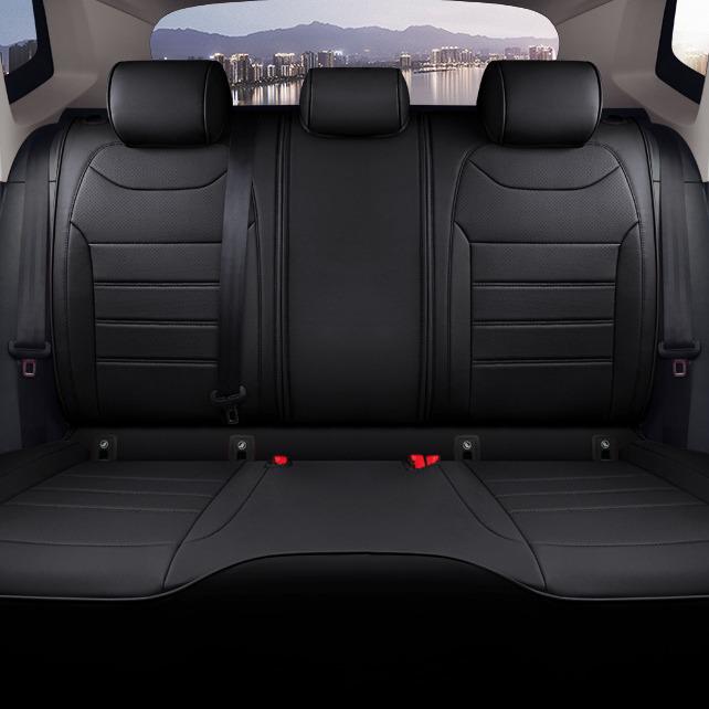 Volkswagen Tharu Four-Season Universal Leather Seat Covers - Wear-Resistant, Full Coverage for 5-Seaters