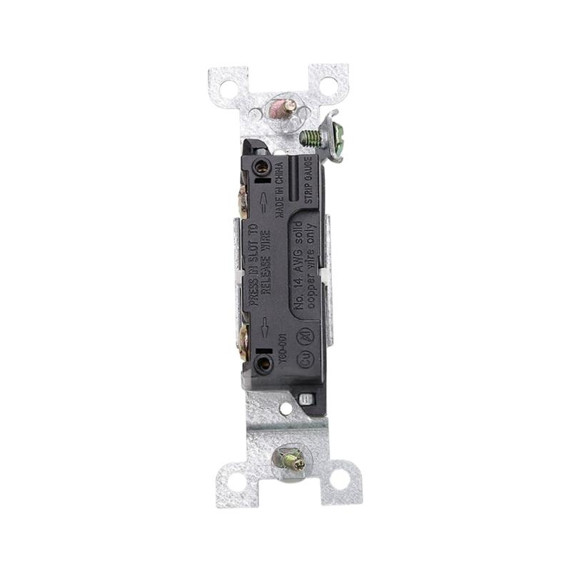 Adjustable Brightness Single Poles Toggle Switches Electric Dimmer Switches for LED Incandescent Bulbs Easy To Install