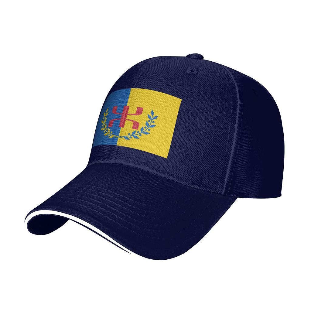 Amazigh Flag Splash Berber Tifinagh Proud Cap Baseball Caps Adjustable Hat Hip Hop Summer Unisex Baseball Hats Customizable