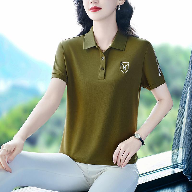 

Women s High-End Slimming Grey Short-Sleeve T-Shirt (Casual, Versatile, Solid Color) 2XL