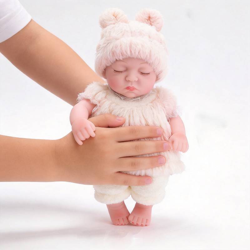 Reborn Baby Doll Toy 12in Soft Silicone Sleepwear For Kids And Collectors