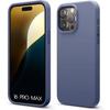 Protective Phone Case - Booling - Iphone 16 Pro Max - Silicone - Shockproof - Midnight Blue