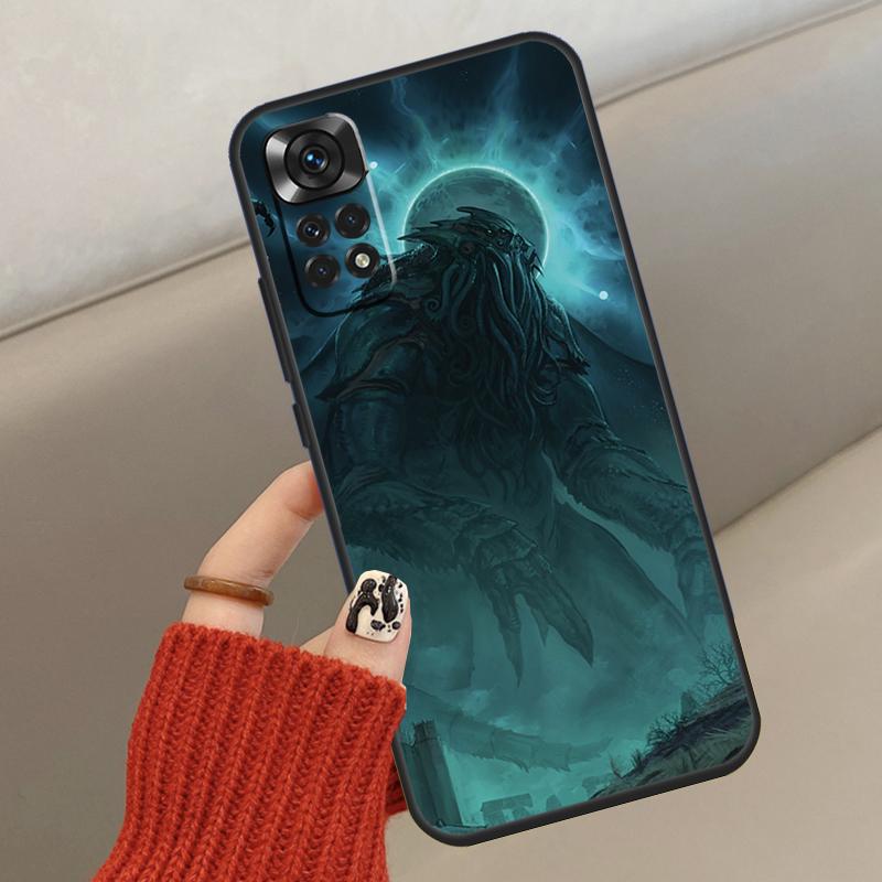 Cthulhu Mythos Case For Xiaomi Redmi Note 13 12 11 10 14 15 Pro Plus Cover For Redmi 15C 14C 10C 12C 13C 15
