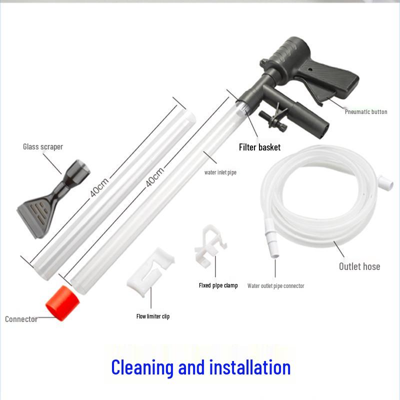 Pneumatic Sand Washer & Semi-Automatic Aquarium Water Changer