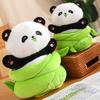 Non-Toxic Bamboo Shoot Panda Soft Plush Toy Cute Animal Panda Stuffed Plushies Home Sofa Throw Pillow Gifts For Kids Children