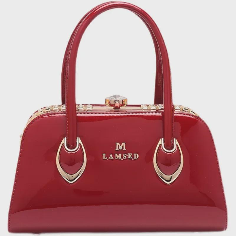 Trendy Dámská crossbody kabelka z pravé kůže 2025 - Všestranná pro matky středního věku