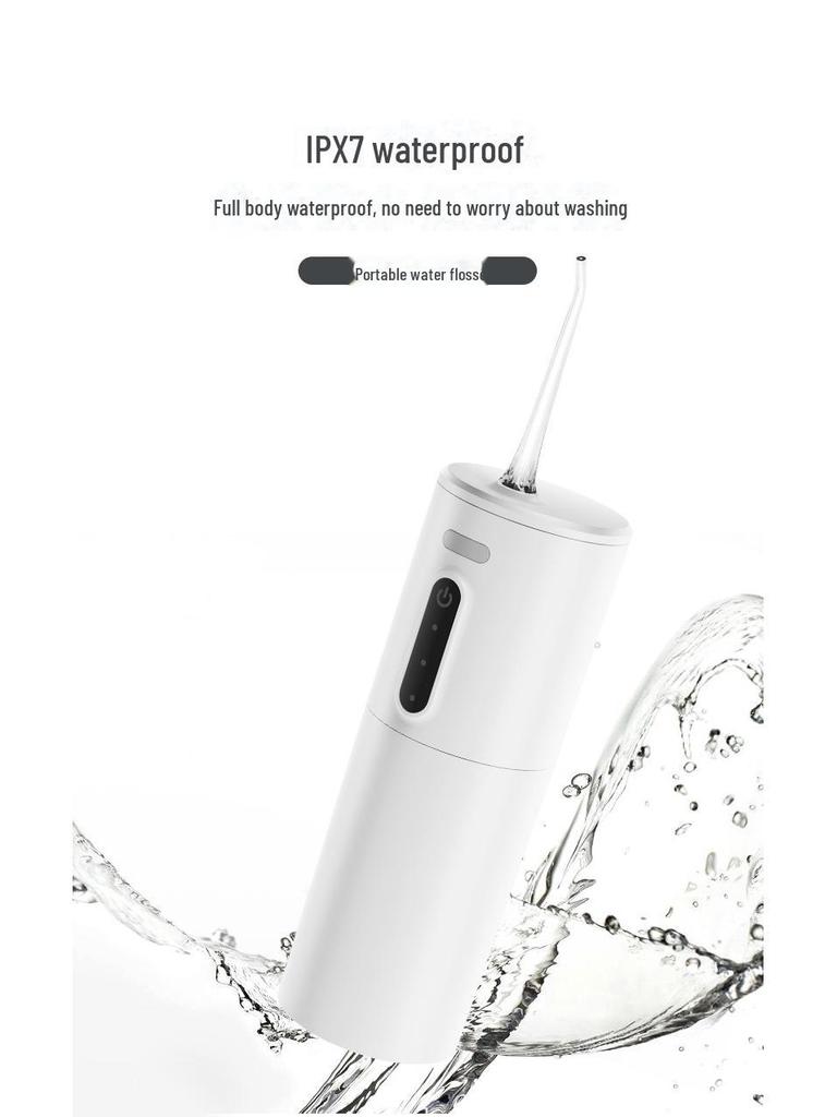 Portable Waterproof High-Frequency Pulse Electric Water Flosser