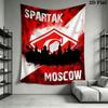 Spartak Moscow Might Wall Hanging Printed Fabric Blanket Decorative Tapestries for Bedroom Living Room Home Decor