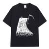 Rock Band Radiohead Grim Reaper Music T Shirt Men Women Gothic Retro Short Sleeve T-shirt Casual Oversized T-shirts Streetwear