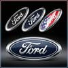 Auto Auto Heckklappe Emblem Aufkleber 11,5x4,5cm Passend für Ford Ranger Escape Mondeo Fusion Fiesta Kuga Edge Focus Mustang Emblem Logo Zubehör