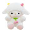 Cute sheep doll plush toy table with doll lamb doll children accompany birthday gift
