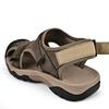 Herren Sportsandalen Outdoor Wandersandalen Geschlossene Zehenpartie Echtes Leder Wandersandalen Rutschfeste Wasserstrandschuhe Für Männer Hausschuhe