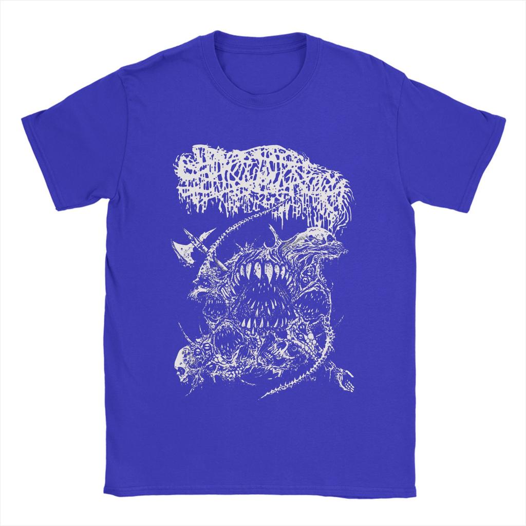 Herren Sanguisugabogg Band T-Shirts 100% Baumwollkleidung Lässig Kurzarm Rundhals T-Shirt Geschenkidee T-Shirt