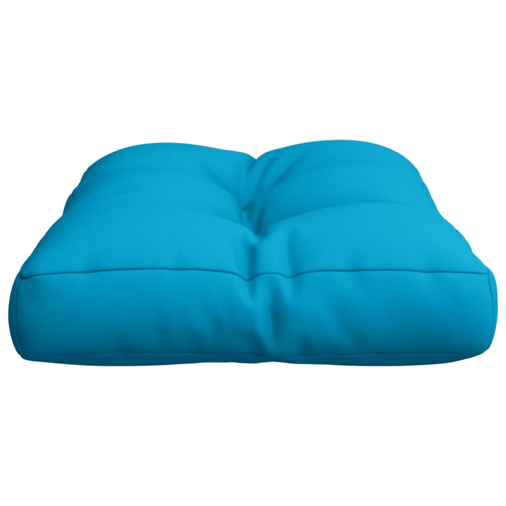 Pallet Cushion Light Blue 60 x 40 x 12 cm Fabric