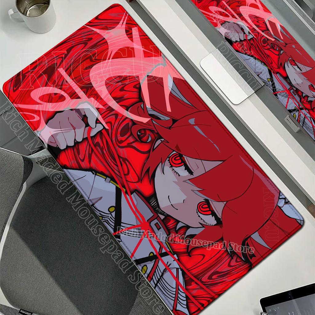 Anime Girl Gaming Mouse Pad K-Kasane Teto Large Mousepad LockEdge Computer Keyboard Tablepad XXL Desk Mat E-Sports Gaming Pads