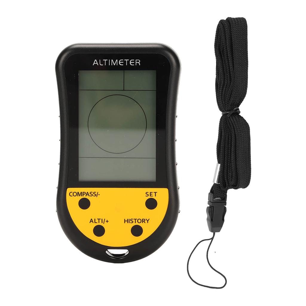 Digital LCD Altimeter Barometer Compass Weather Forecast Thermometer Clock 8 In 1 Multifunctional