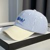 Letter Embroidered Women Baseball Hat Big Head Circumference Cotton Baseball Cap  Summer