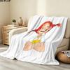 1 Stück Pippi Muster Flanelldecke Geeignet für Alle Jahreszeiten Für Heimdeko Wärme Und Komfort Geschenke Feiertagsgeschenk