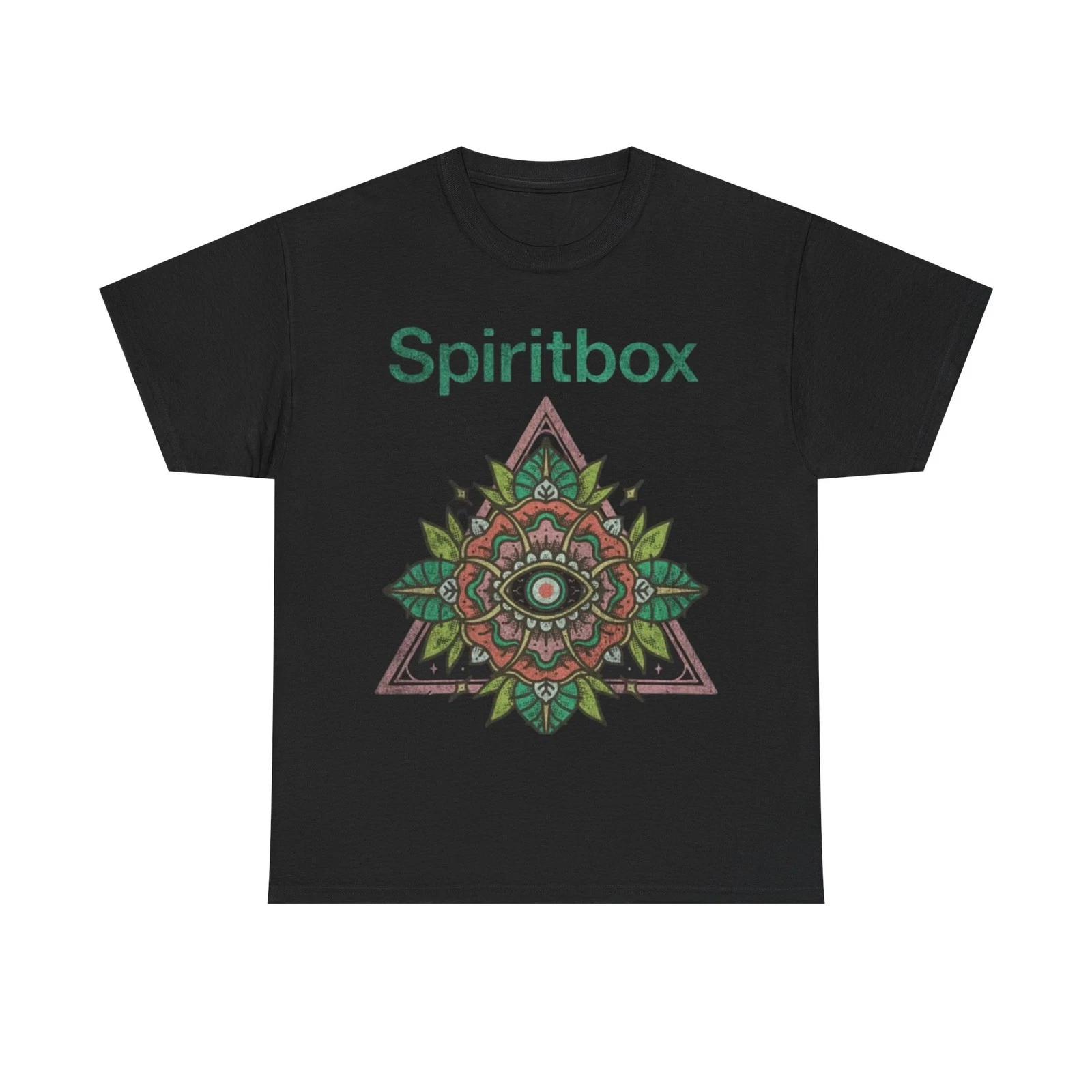 

Spirit box T-shirt vintage rock art retro graphic Unisex Heavy Cotton Tee S