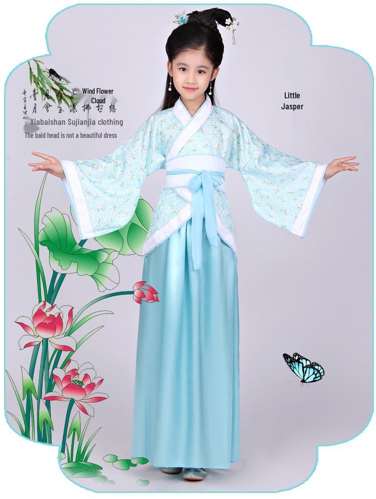 June 1st Children's Tang Suit: Fairy, Princess, Guzheng, Ancient Hanfu & Imperial Concubine Costumes for Performance